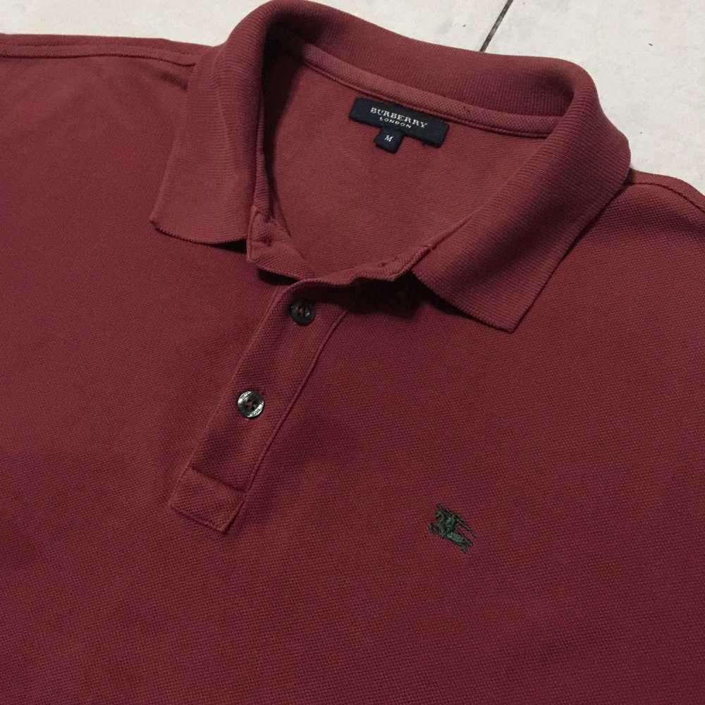 Burberry Burberry Polo Tee With Embroidery Small … - image 6