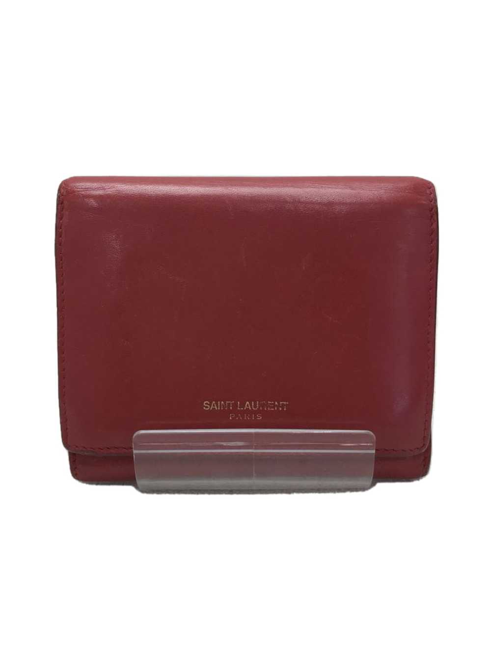 Used Saint Laurent Trifold Wallet/--/Red - image 1