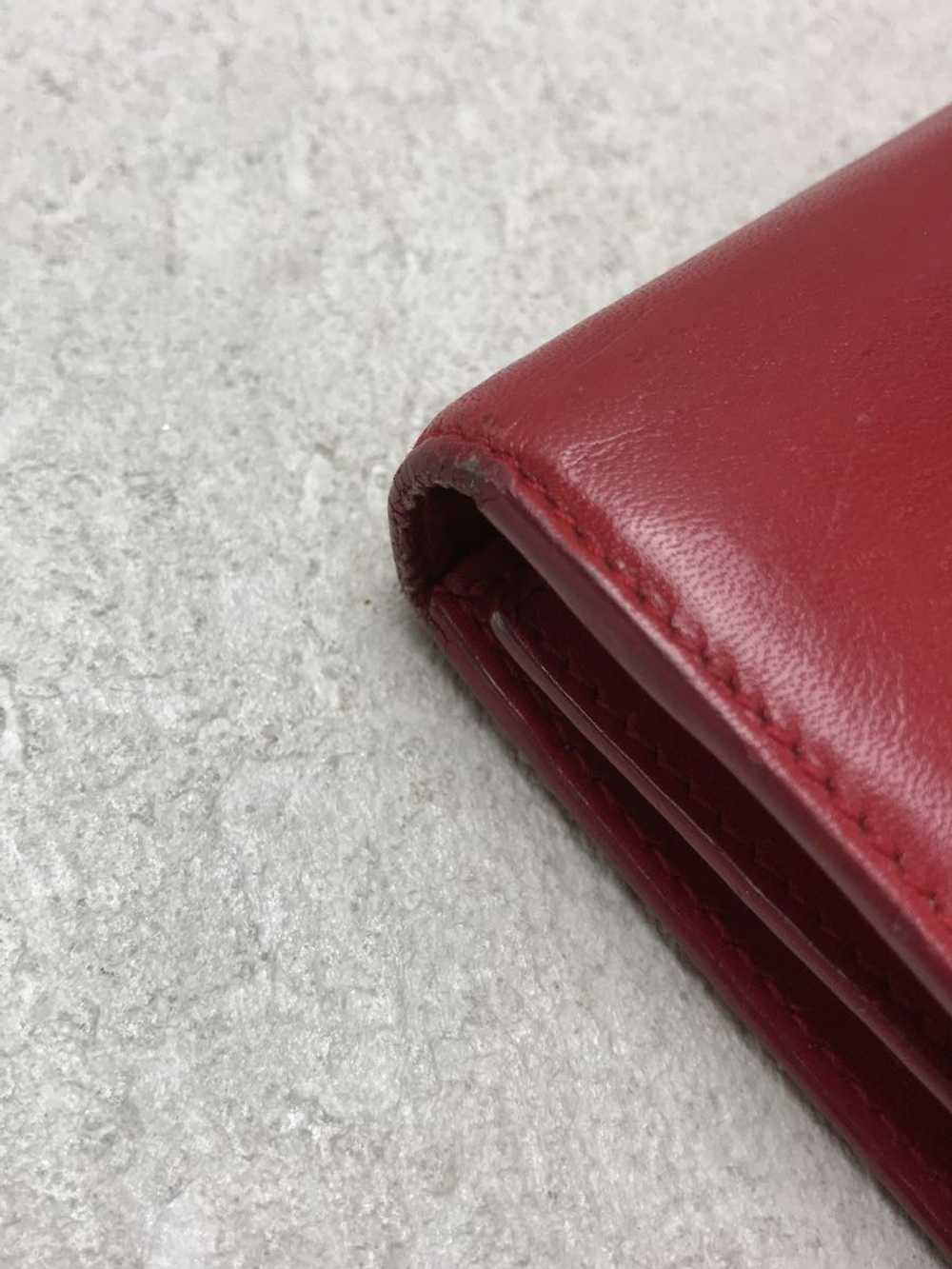 Used Saint Laurent Trifold Wallet/--/Red - image 7