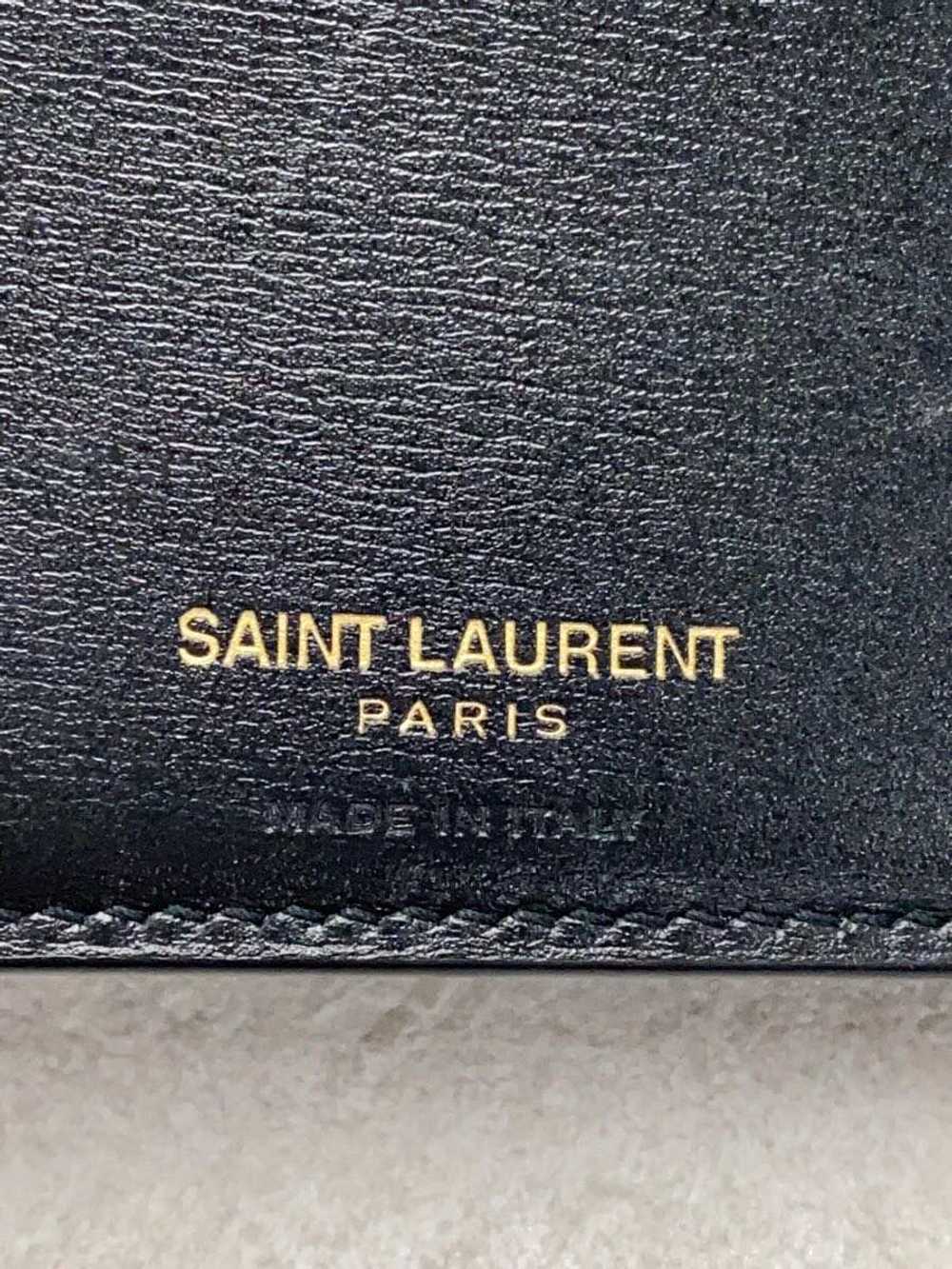 Used Saint Laurent Wallet/Leather/Black/Plain - image 3