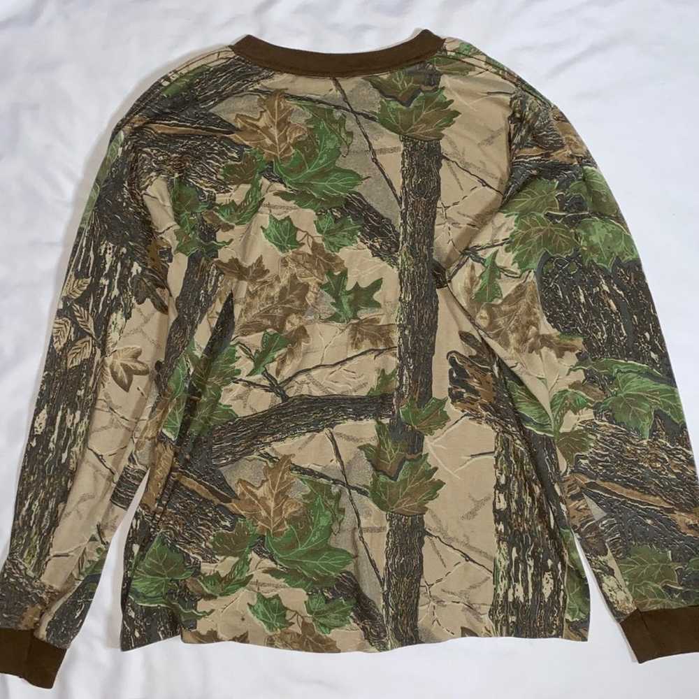 90s Hunting Camouflage Long Sleeve T-Shirt - image 6