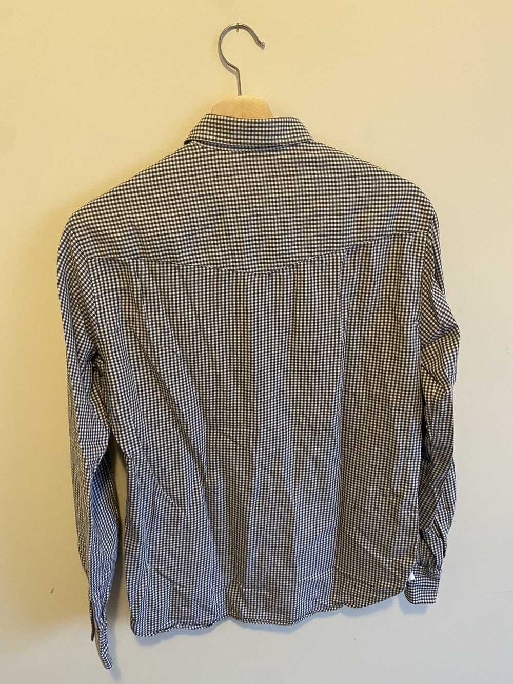 Officine Generale Flannel Cloth Button Up Oxford … - image 4