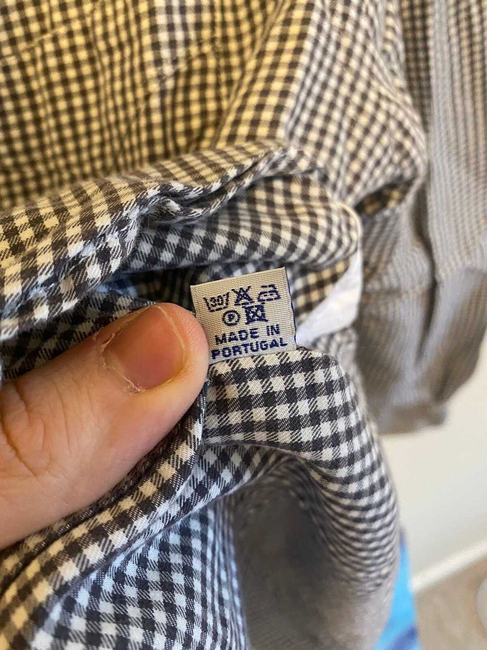 Officine Generale Flannel Cloth Button Up Oxford … - image 6