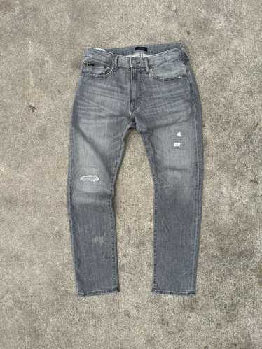 Polo Ralph Lauren Grey distressed polo jeans