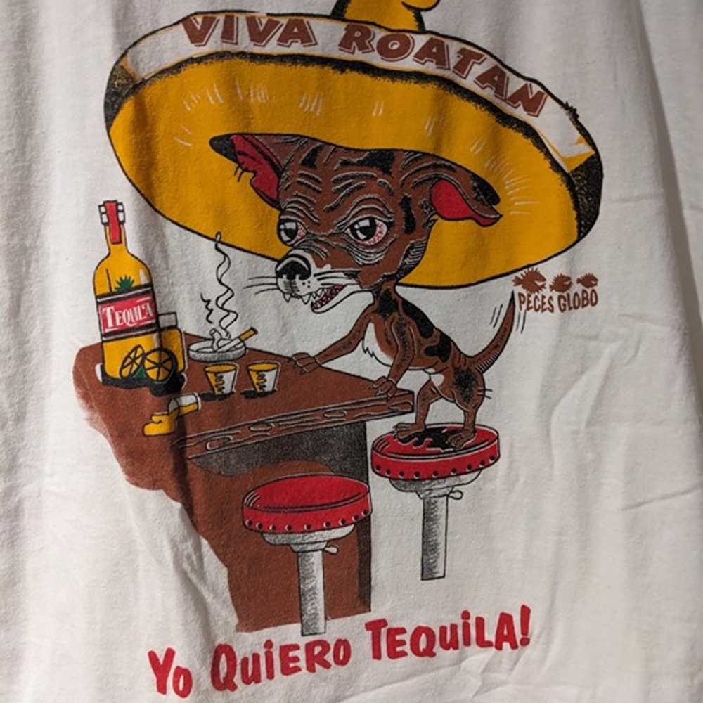 Vintage Yo Quiero Tequila Chihuahua White X-Large… - image 2