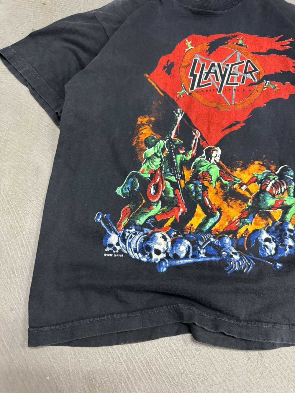 Band Tees × Slayer × Vintage 1988 slayer - image 4