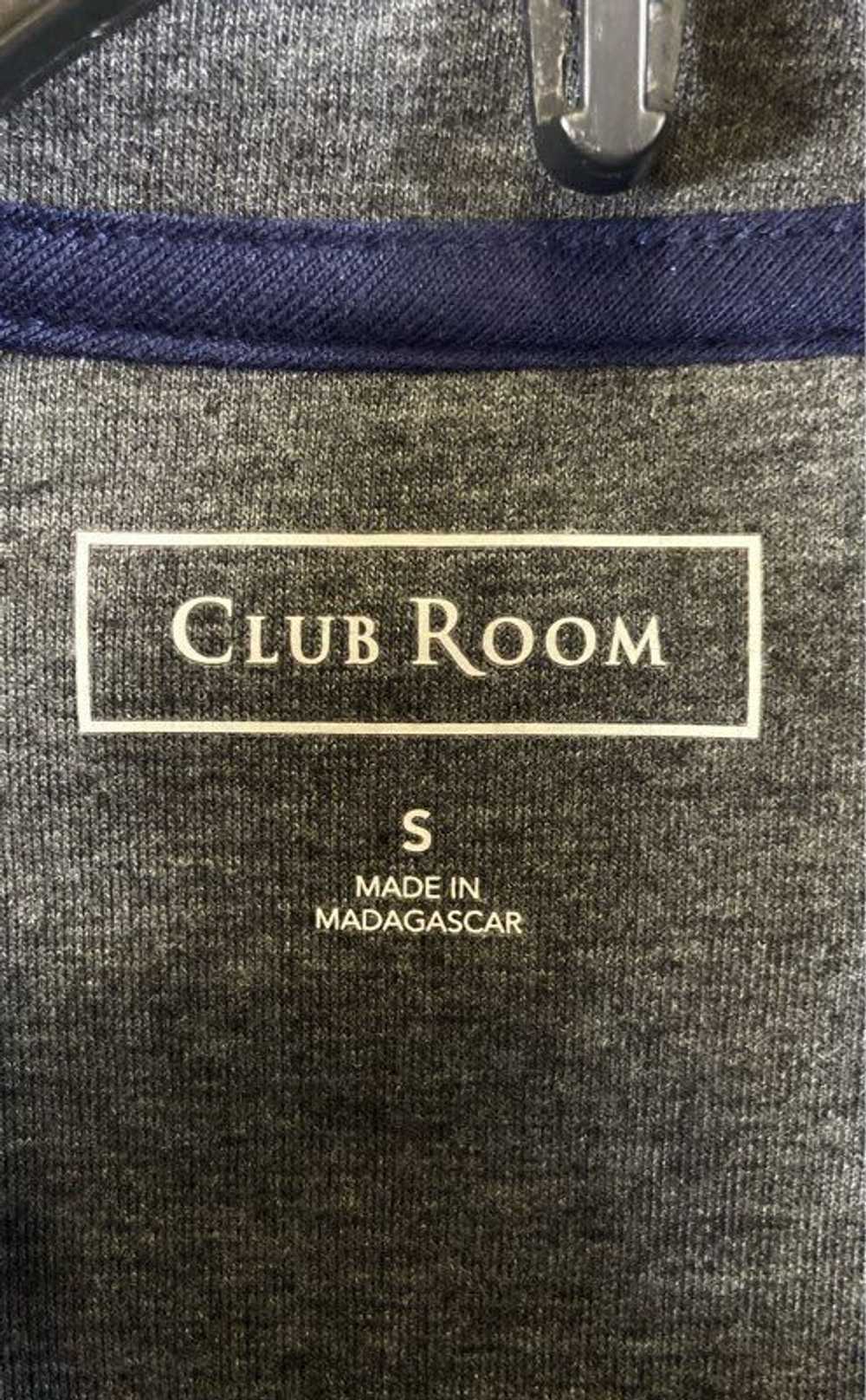 Club Room Men Burgundy Quarter Zip Pullover Sweat… - image 3