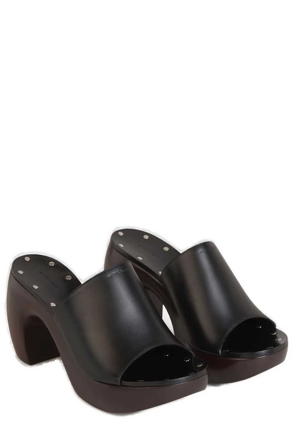 Givenchy o1srvl11e0524 Clog Sandals in Brown/Black - image 3