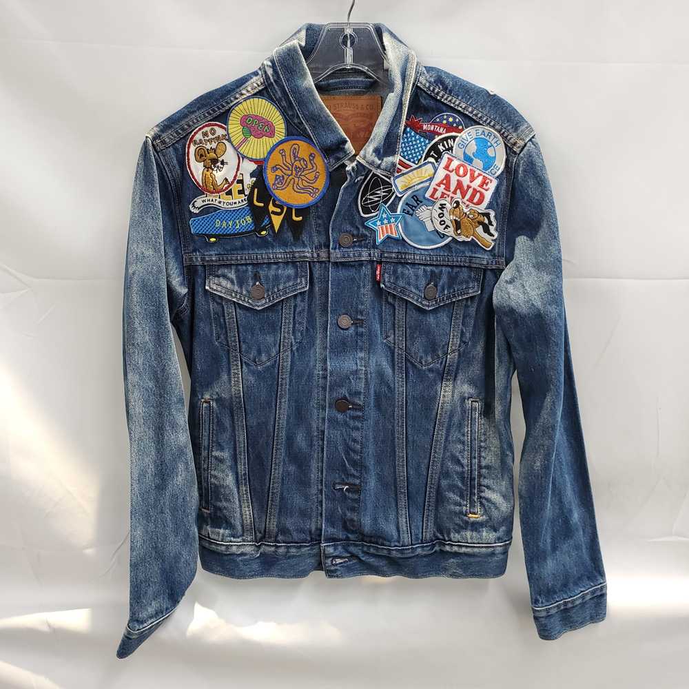 Levi's Limited Edition Patched Trucker Jacket Siz… - image 1