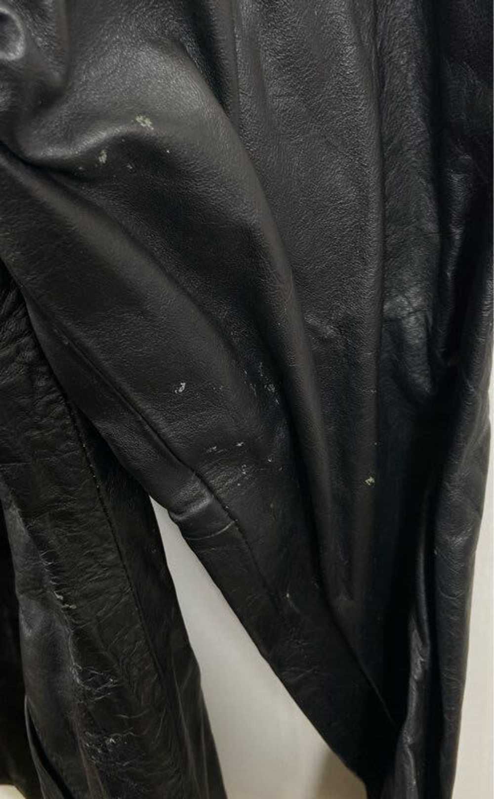 Creaciones Palas Women Black Leather Jacket 3XL - image 4
