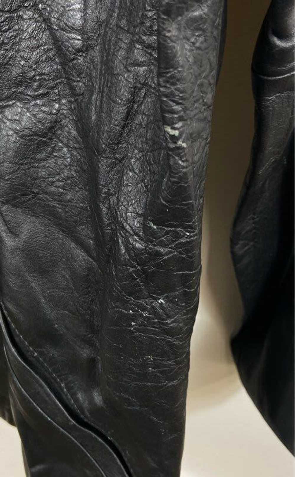 Creaciones Palas Women Black Leather Jacket 3XL - image 5
