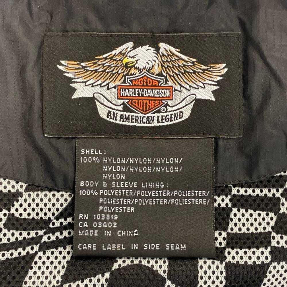 Harley-Davidson Black Nylon Jacket - Size Medium - image 3