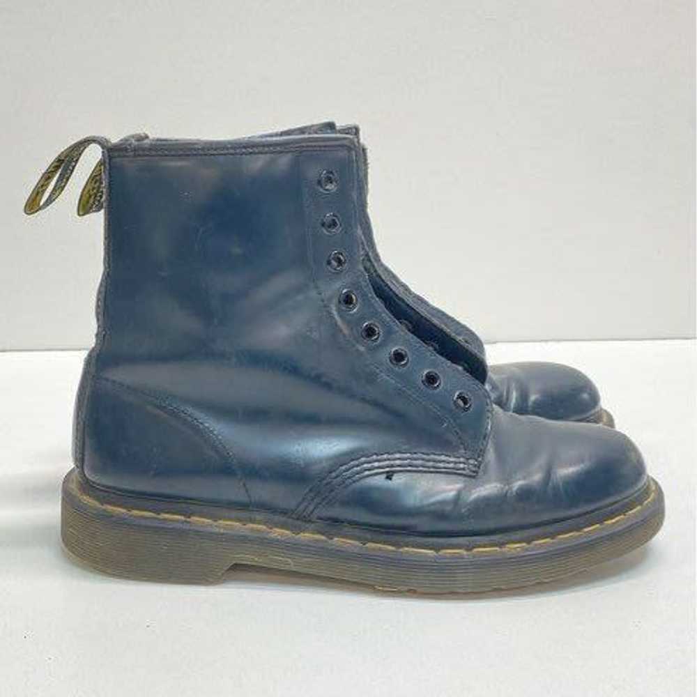 Dr. Martens 1460 Smooth Leather Combat Boots Teal… - image 1