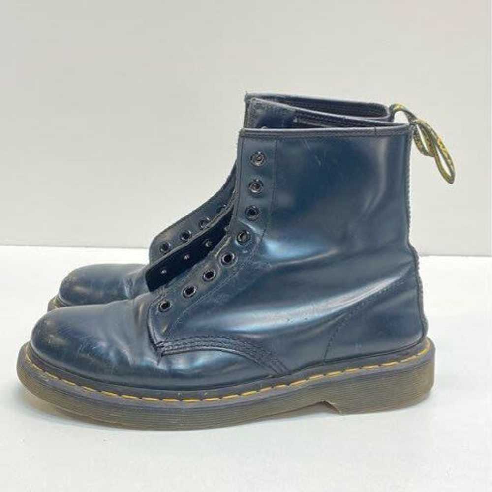 Dr. Martens 1460 Smooth Leather Combat Boots Teal… - image 2
