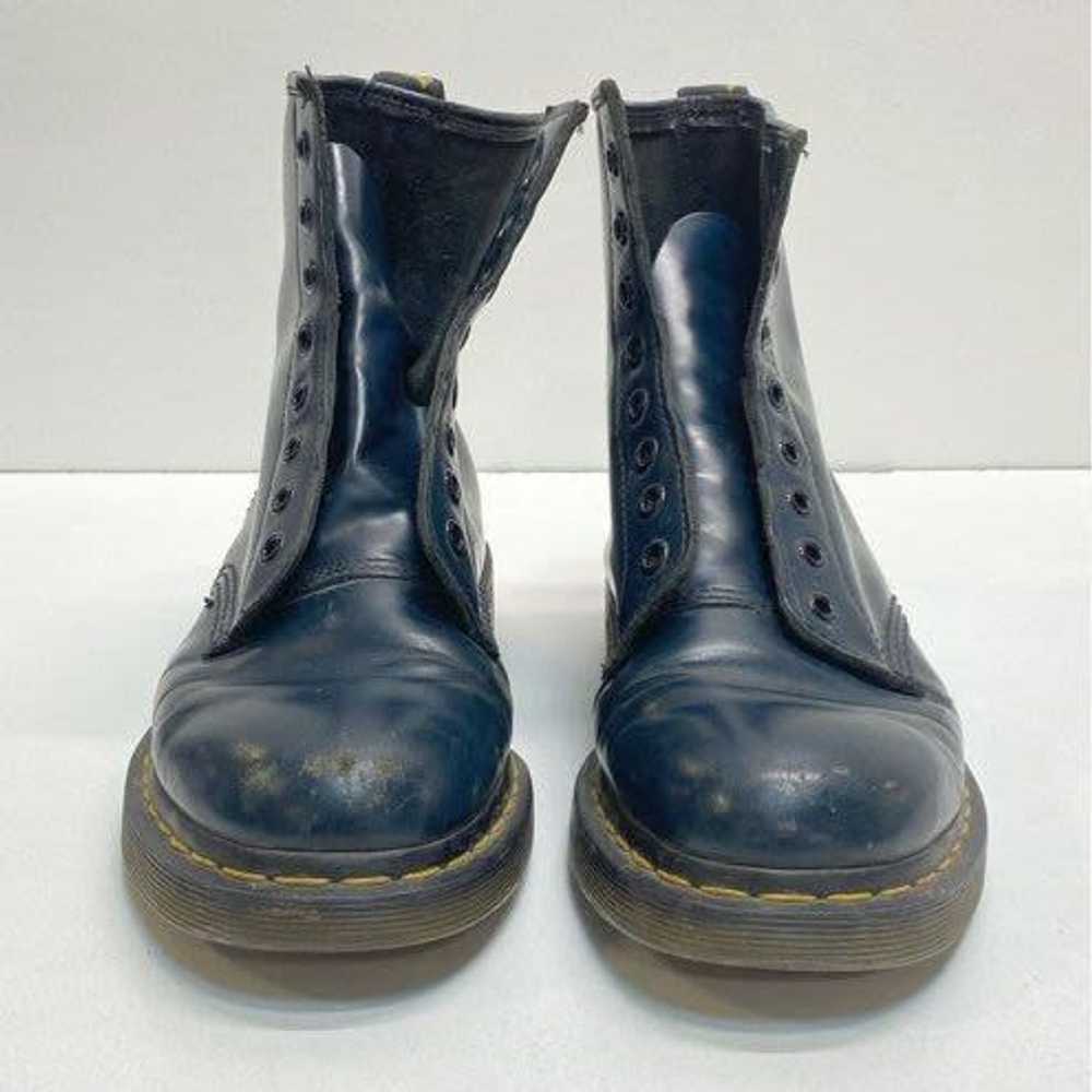 Dr. Martens 1460 Smooth Leather Combat Boots Teal… - image 3