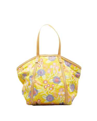 Chanel Canvas Multi-color Tote Bag