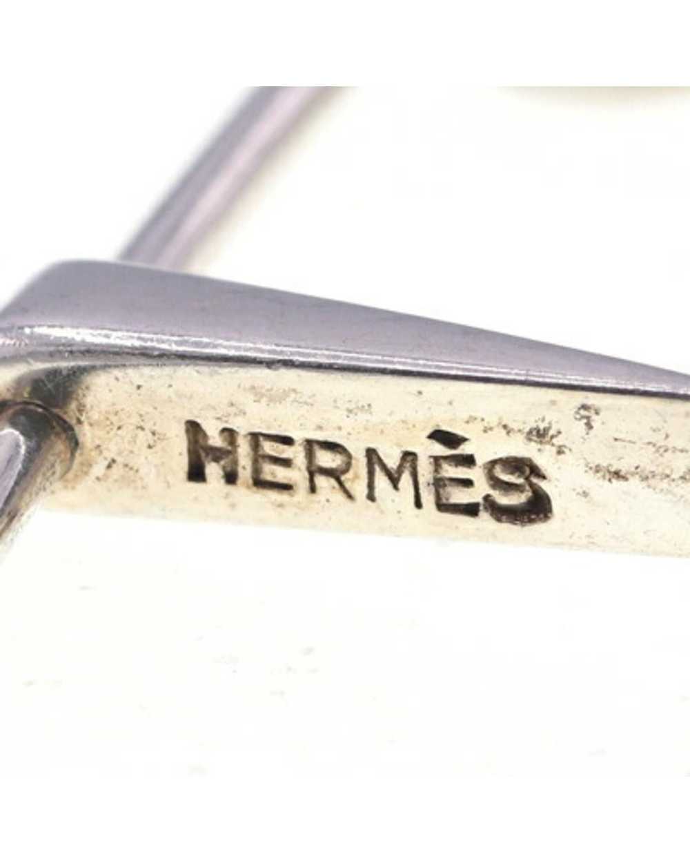 Hermes 925 Sterling Silver Hermes Pin Brooch - image 4