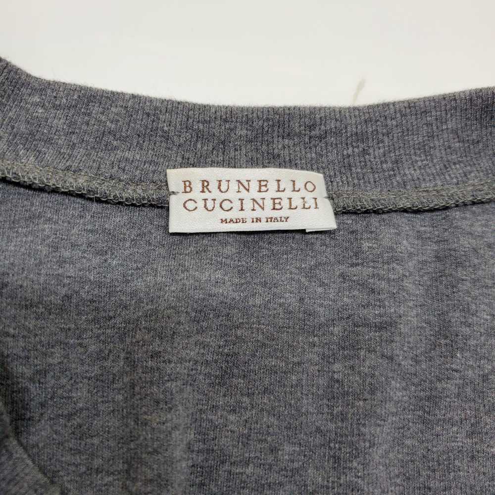 Brunello Cucinelli Cotton Blend Sleeveless Top Si… - image 3