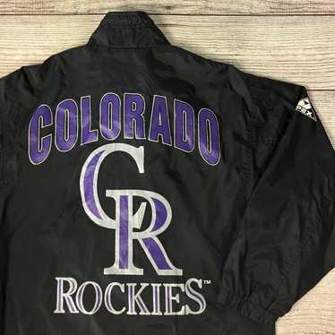 Vintage 1990s Colorado Rockies MLB Baseball Windbr