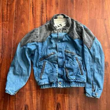 Vintage 80's BTTF Jeans Denim Jacket Sz SM Marty … - image 1