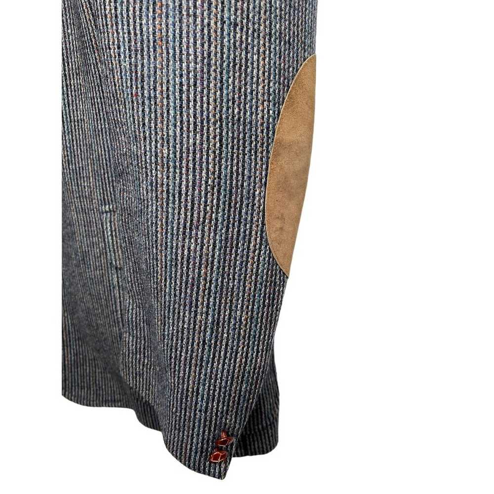 Vintage 60s Mens 46R English Wool Tweed Blazer 2B… - image 7
