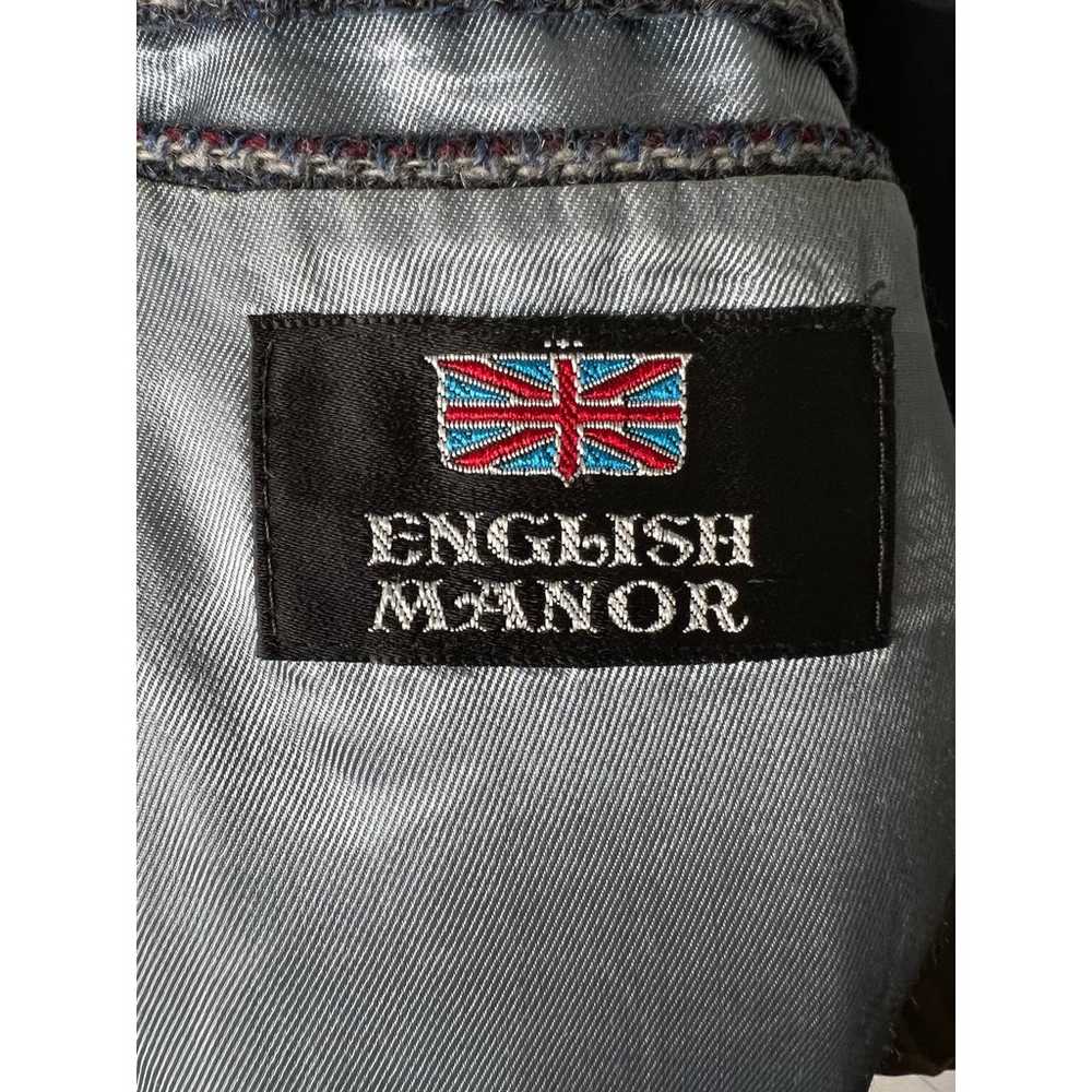 Vintage 60s Mens 46R English Wool Tweed Blazer 2B… - image 9