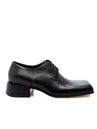 Balenciaga o1in1g0524 Work Derby Shoes in Black