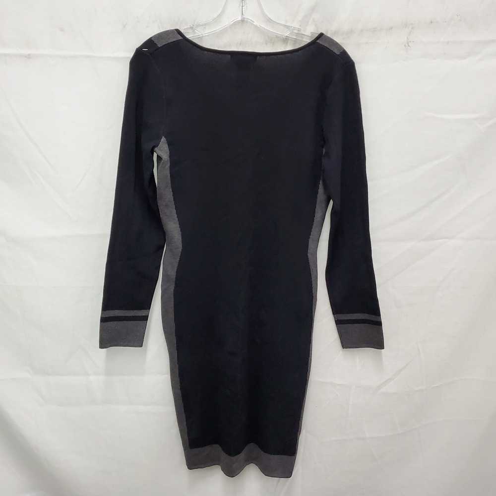NWT Max Studio WM's Gray & Black Body Con Sweater… - image 2