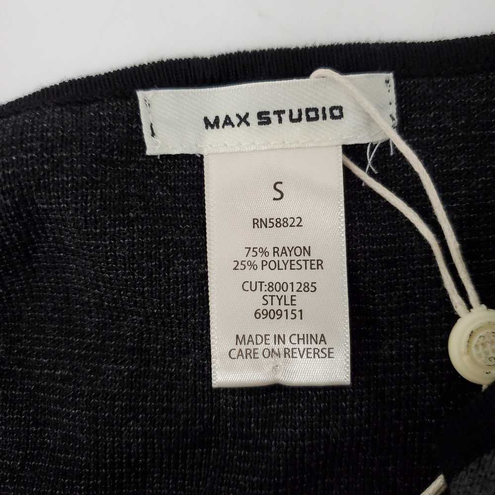 NWT Max Studio WM's Gray & Black Body Con Sweater… - image 3