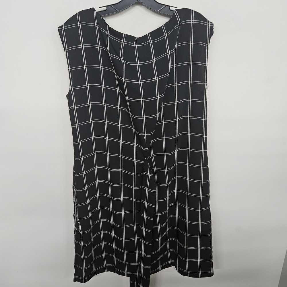 Loft Black & White Sleeveless Dress - image 2