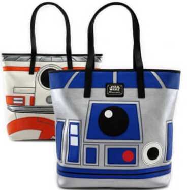 Loungefly(pre-funko) Star Wars R2D2 and BB-8 tote… - image 1