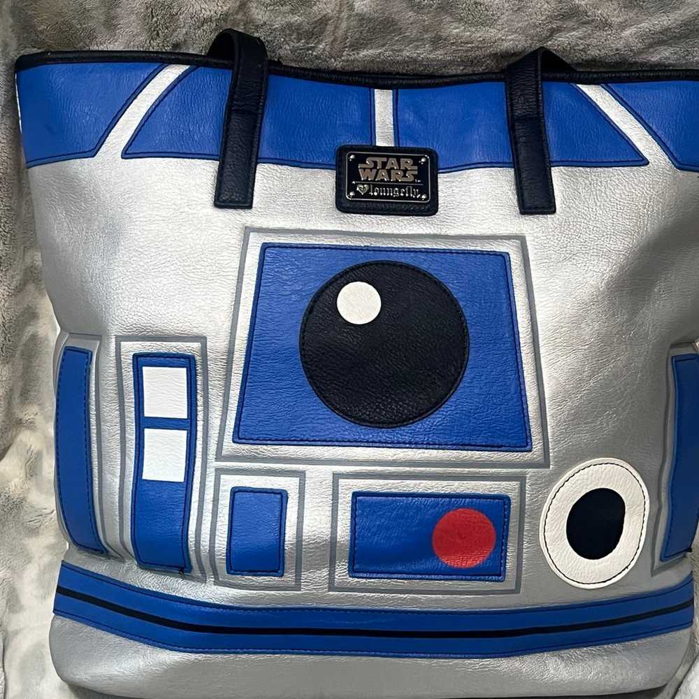 Loungefly(pre-funko) Star Wars R2D2 and BB-8 tote… - image 2