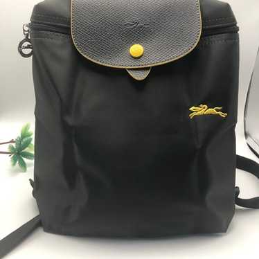 Longchamp black backpack