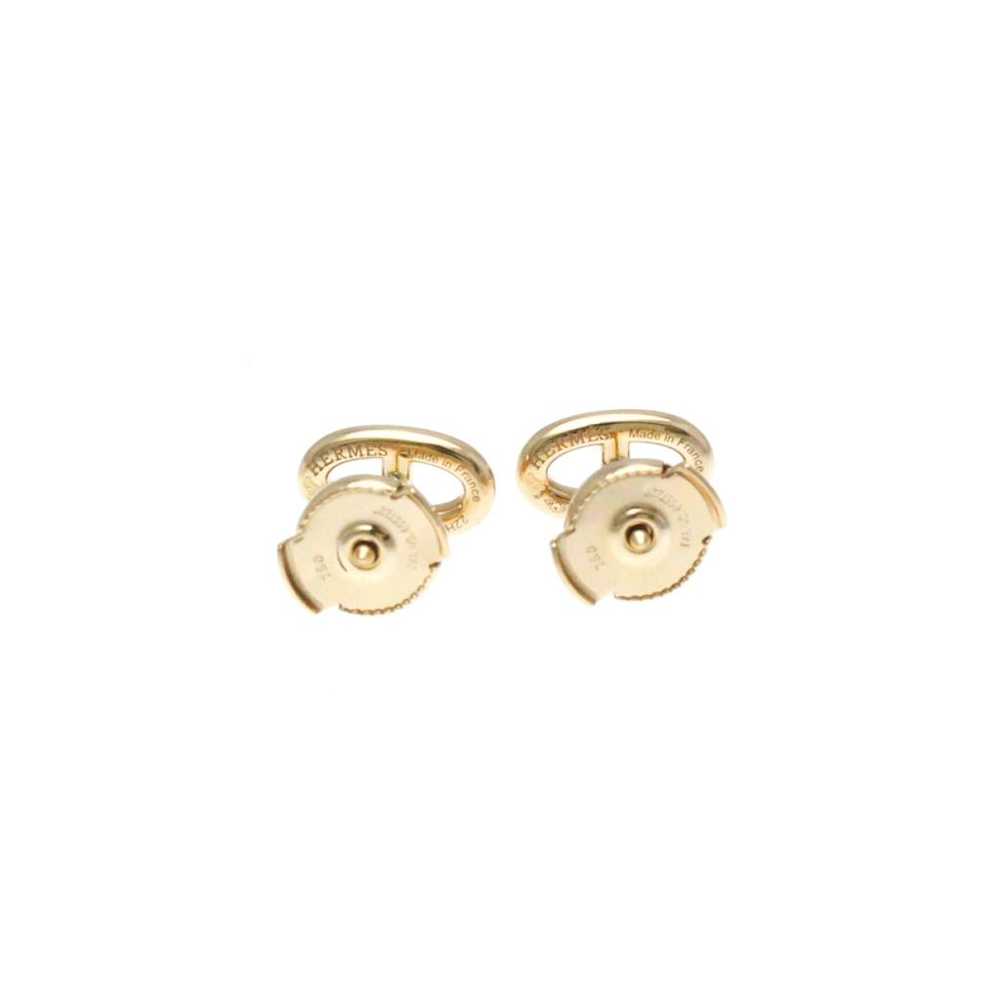 Hermès Chaîne d'Ancre pink gold earrings - image 3