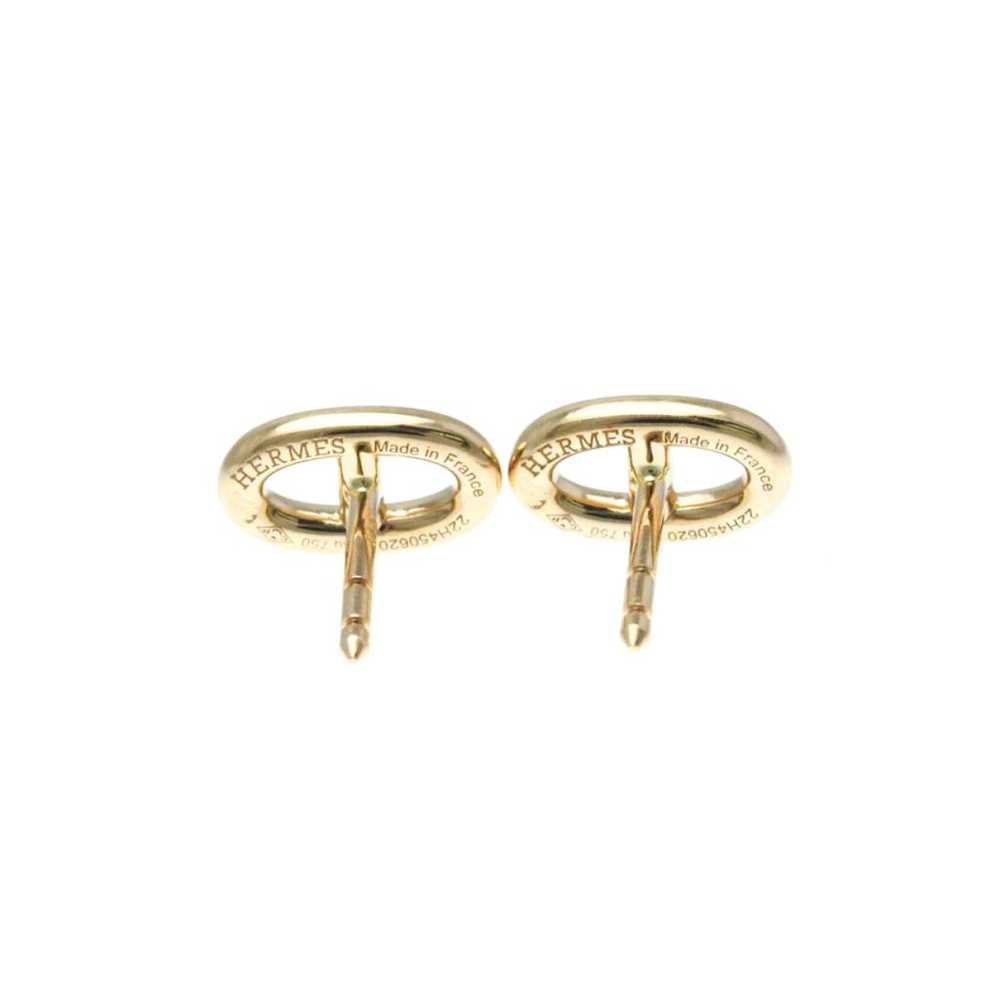 Hermès Chaîne d'Ancre pink gold earrings - image 5