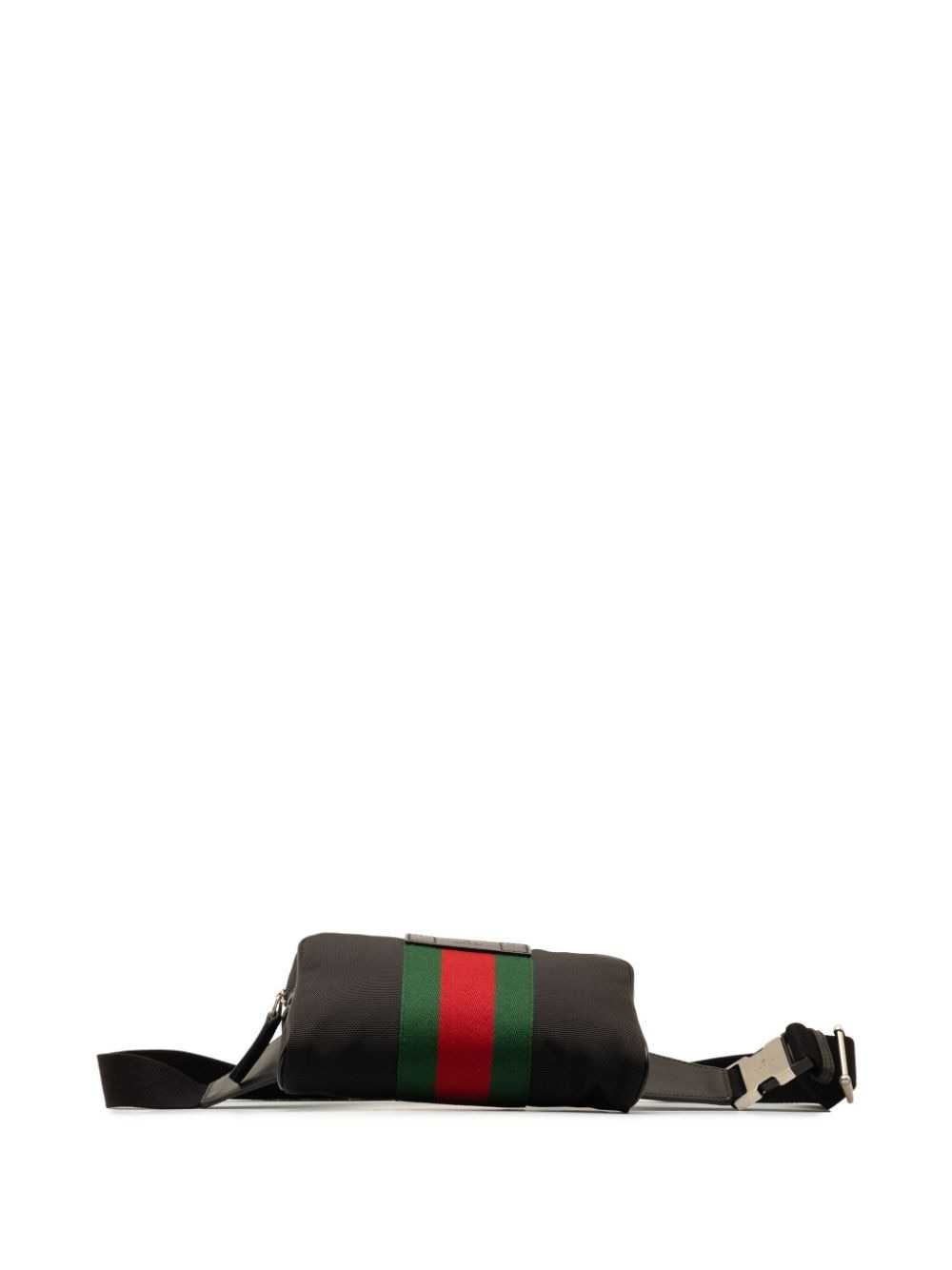 Gucci Pre-Owned 2016-2022 Canvas Web Slim belt ba… - image 4