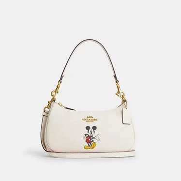 Disney X Coach Teri Shoulder Bag With Mickey Mouse