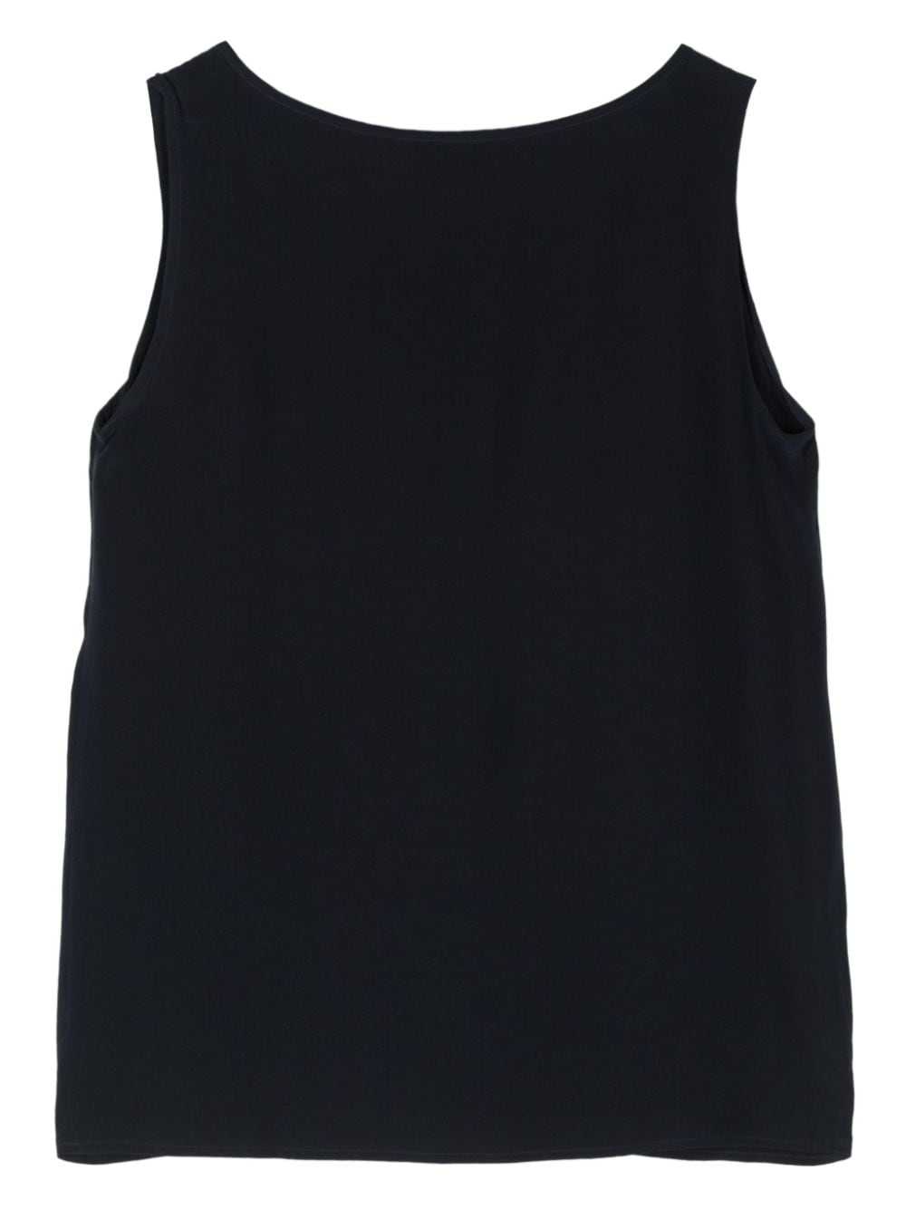 CHANEL Pre-Owned 1990s CC-buttons silk tank top -… - image 2