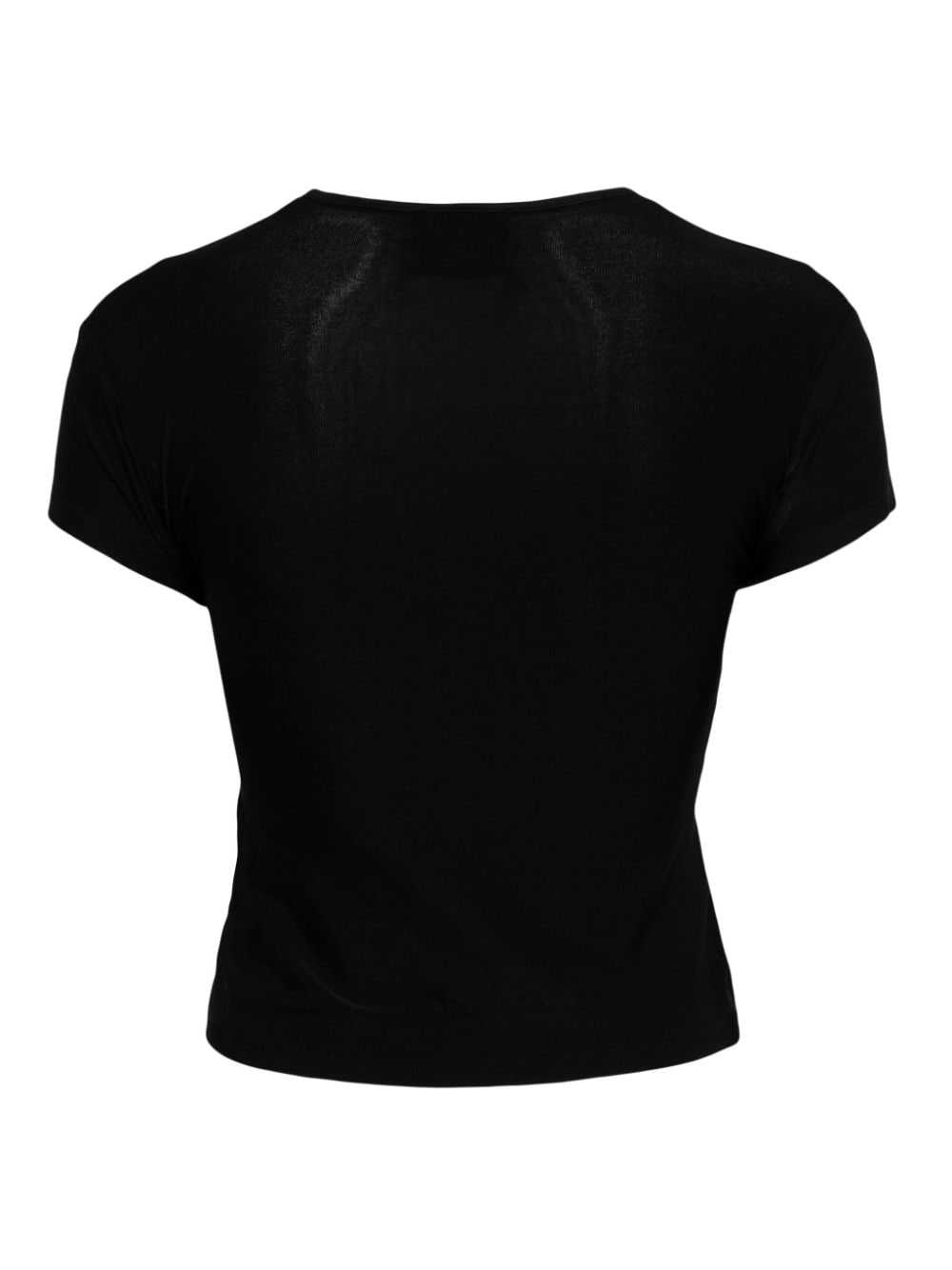 Fendi Pre-Owned cropped short-sleeve T-shirt - Bl… - image 2