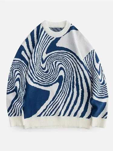 Japanese Brand × Streetwear × Vintage Knitted Swea