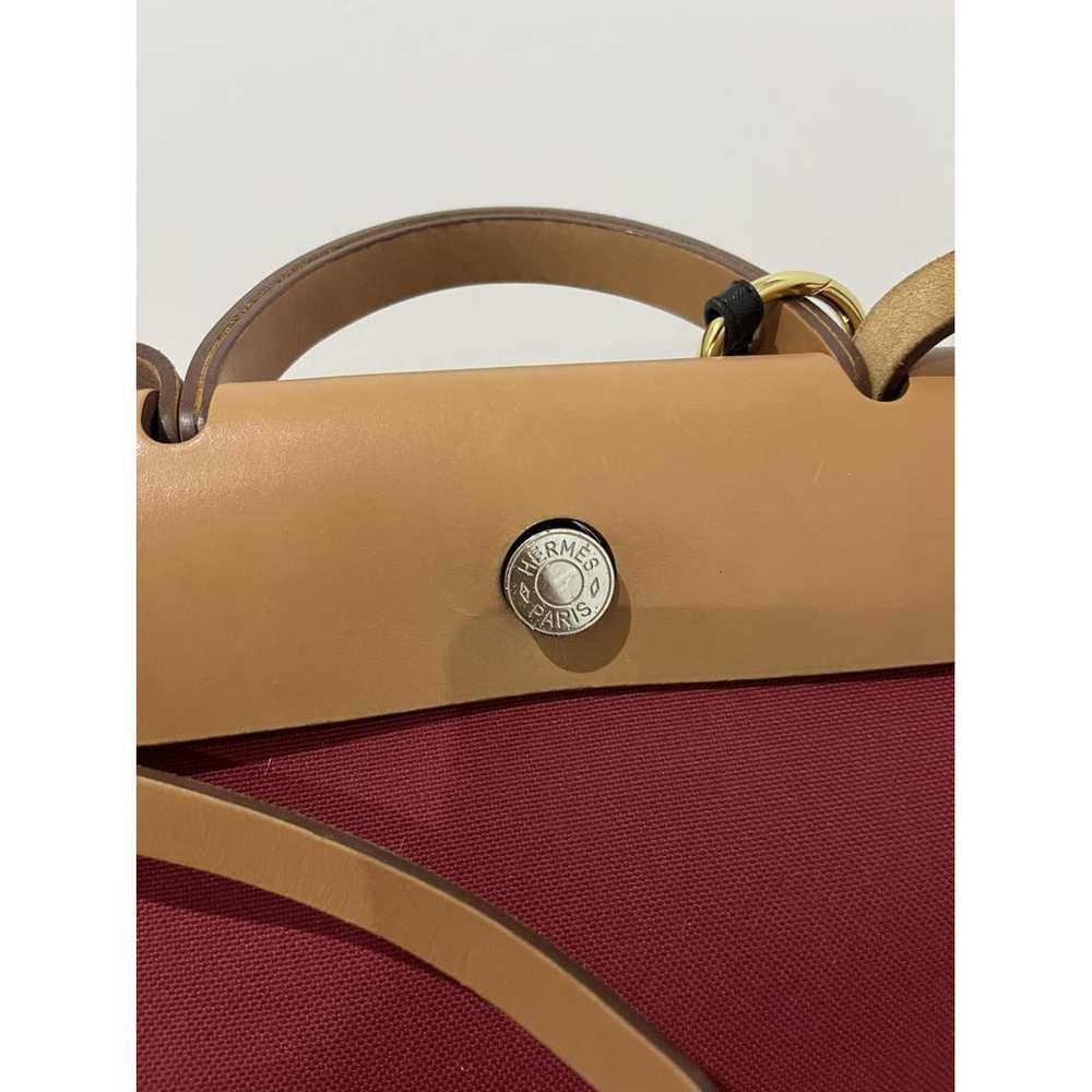 Hermès Herbag cloth handbag - image 6