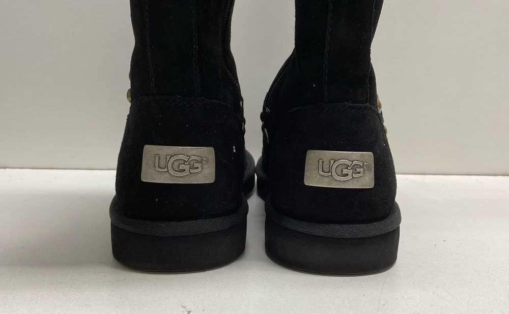 UGG Avondale Black Studded Suede Shearling Boots … - image 4