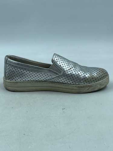 Authentic Prada Silver Slip-On Casual Shoe W 7