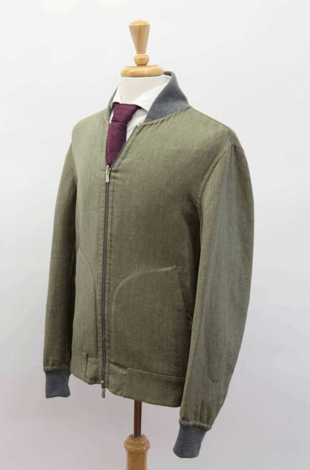 Brunello Cucinelli o1w1db10524 Jacket in Open Gre… - image 2