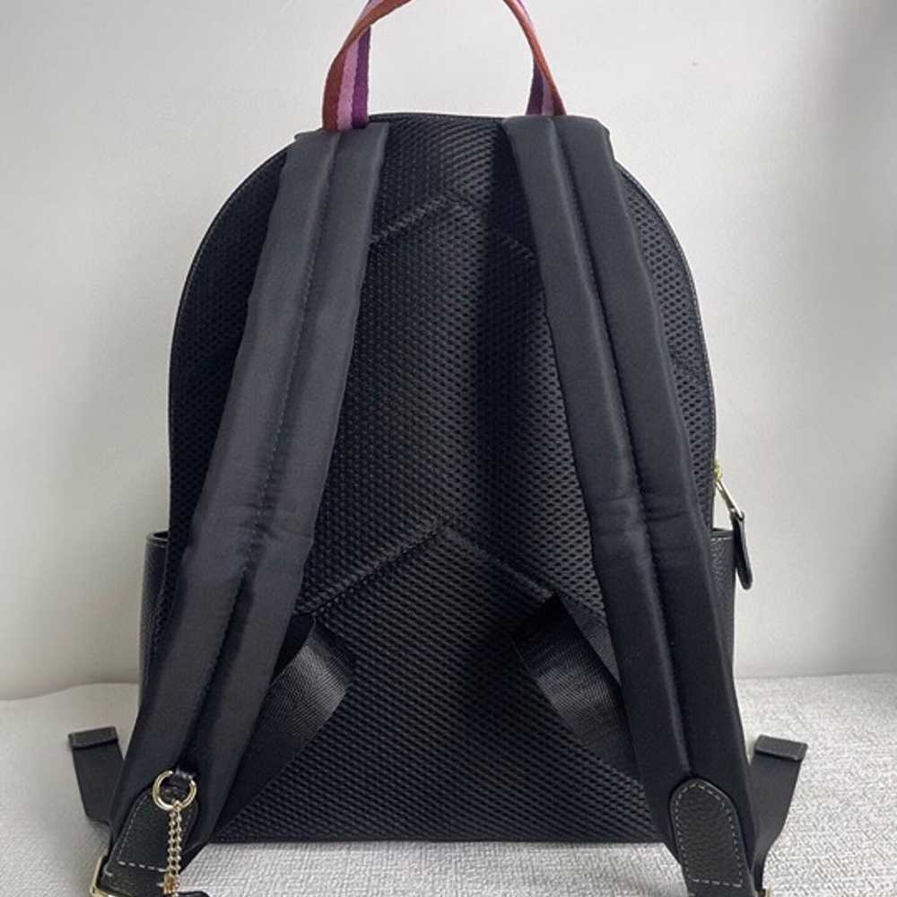 Court Backpack In Blocked Signature Canvas With S… - image 5
