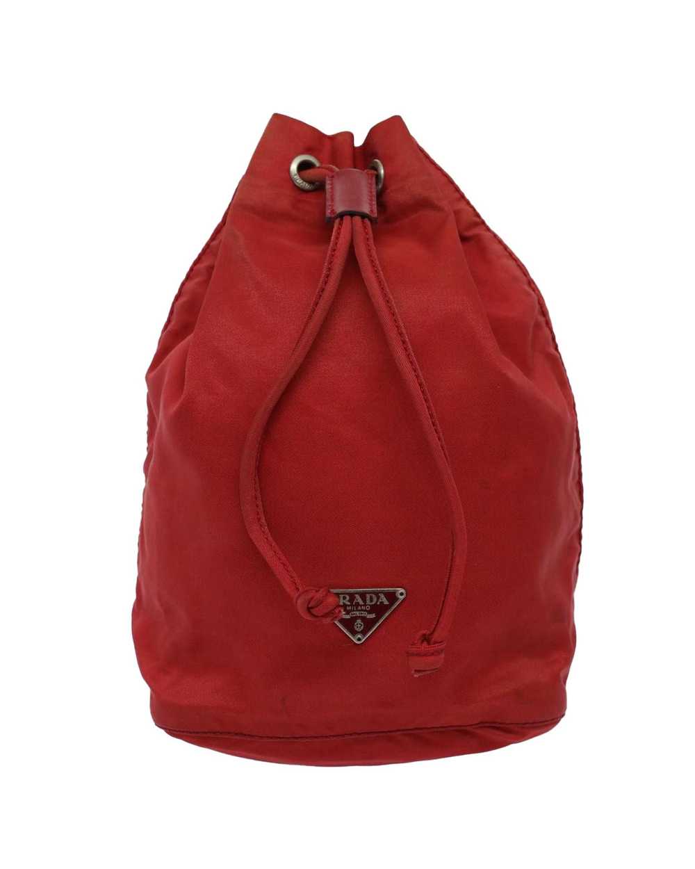 Prada Luxury Red Synthetic Bag - AB Condition - image 2