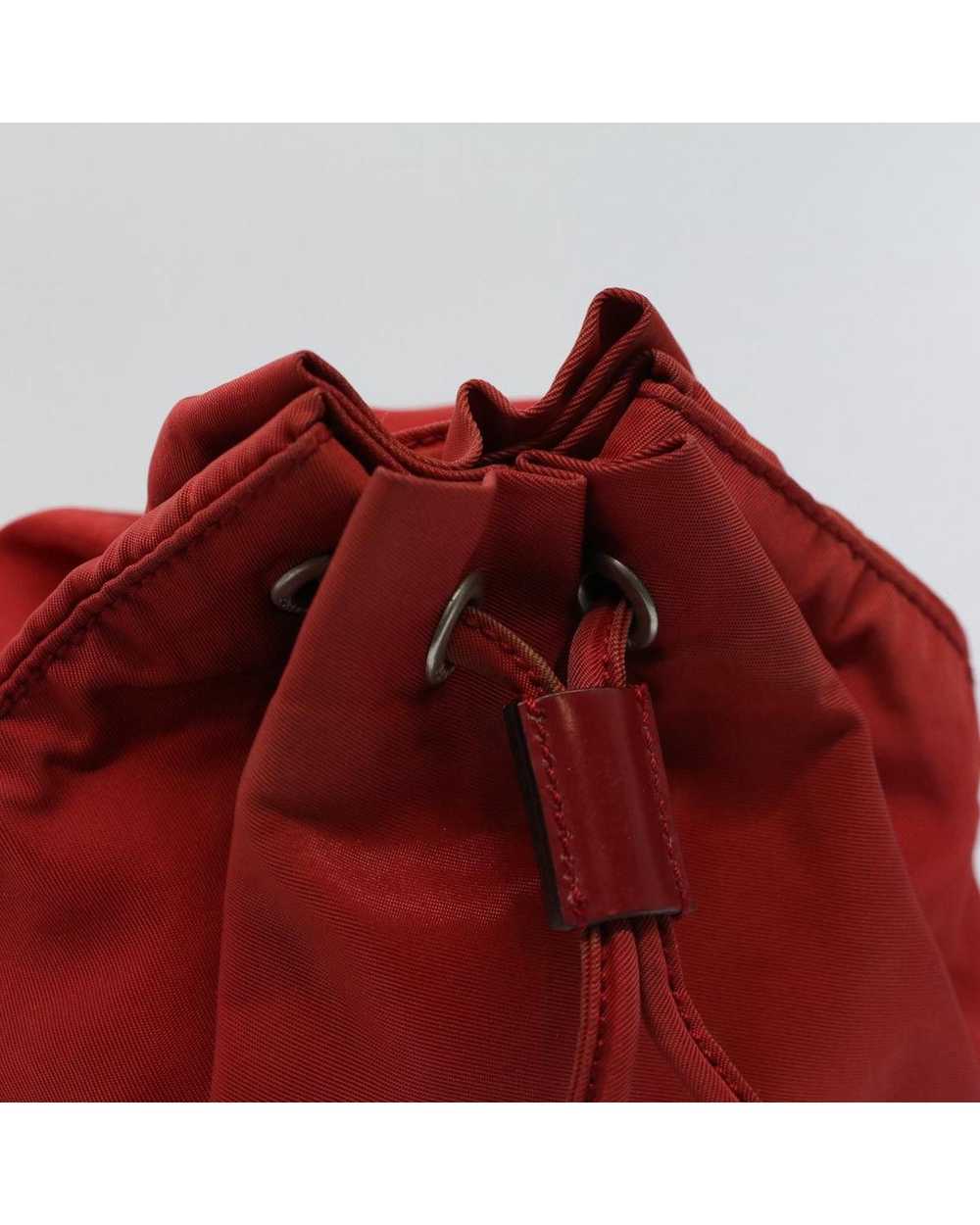 Prada Luxury Red Synthetic Bag - AB Condition - image 6