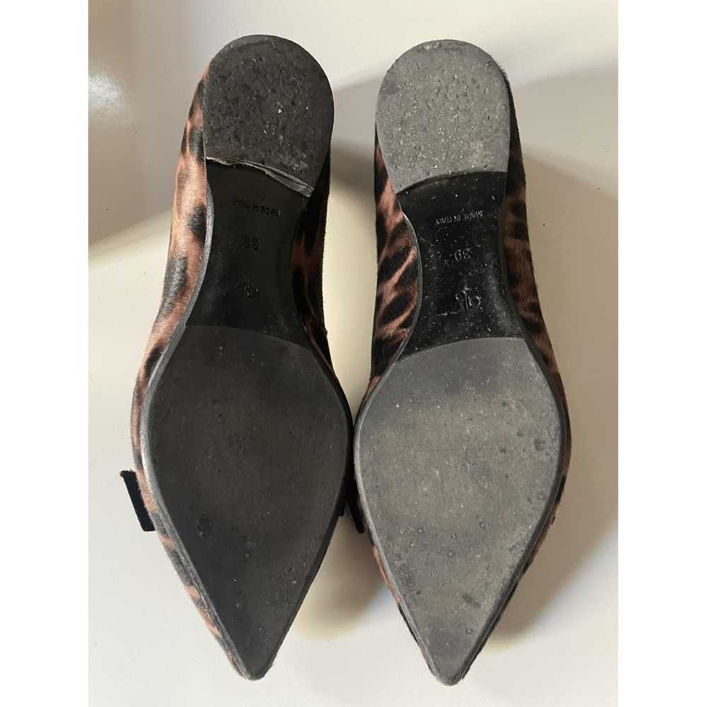 Anna Baiguera Pony-style calfskin ballet flats - image 6