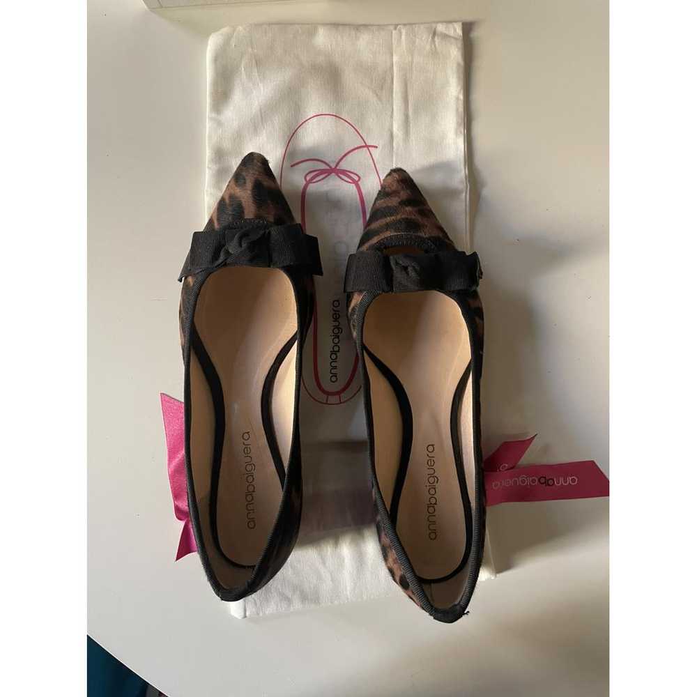 Anna Baiguera Pony-style calfskin ballet flats - image 8