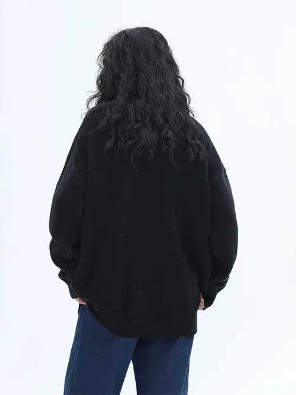 Japanese Brand × Streetwear × Vintage Knit Black … - image 4